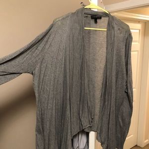 Gray plus size Lane Bryant cardigan